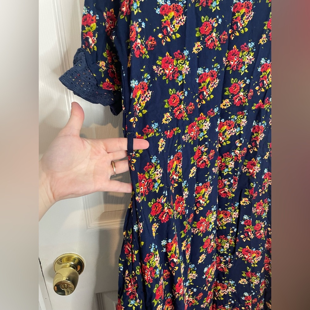 BOMBAY PAISLEY - BOHO ASYMMETRICAL HEM DRESS - Picture 9 of 10